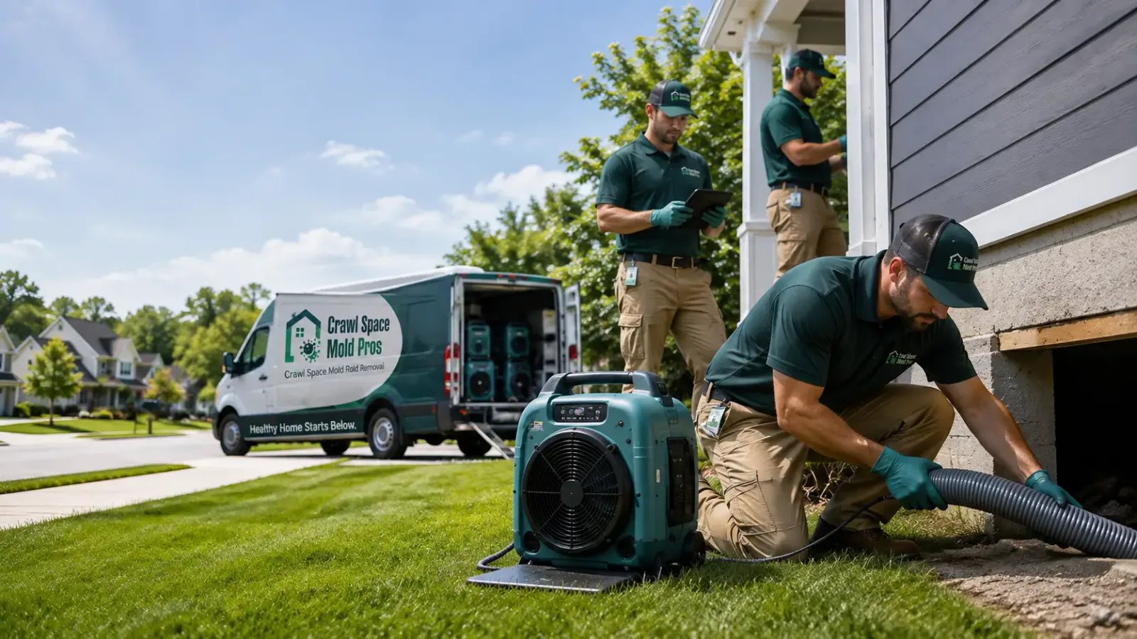 Crawl Space Mold Removal in Bronson, MI